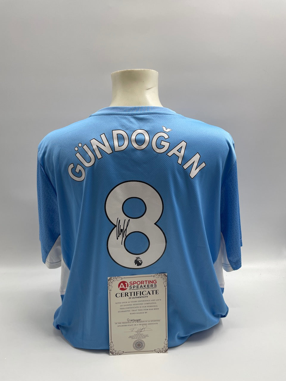 Manchester City Trikot Ilkay Gündogan signed autograph england puma 3xl