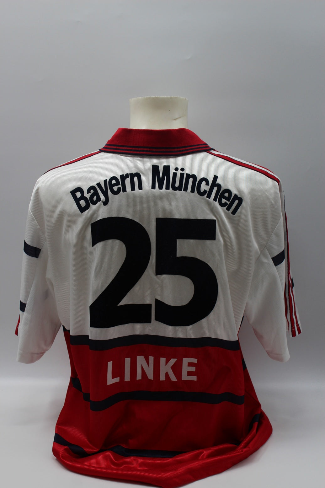 Bayern München 1999/2000 Trikot Thomas Linke signiert Autogramm Adidas COA XL