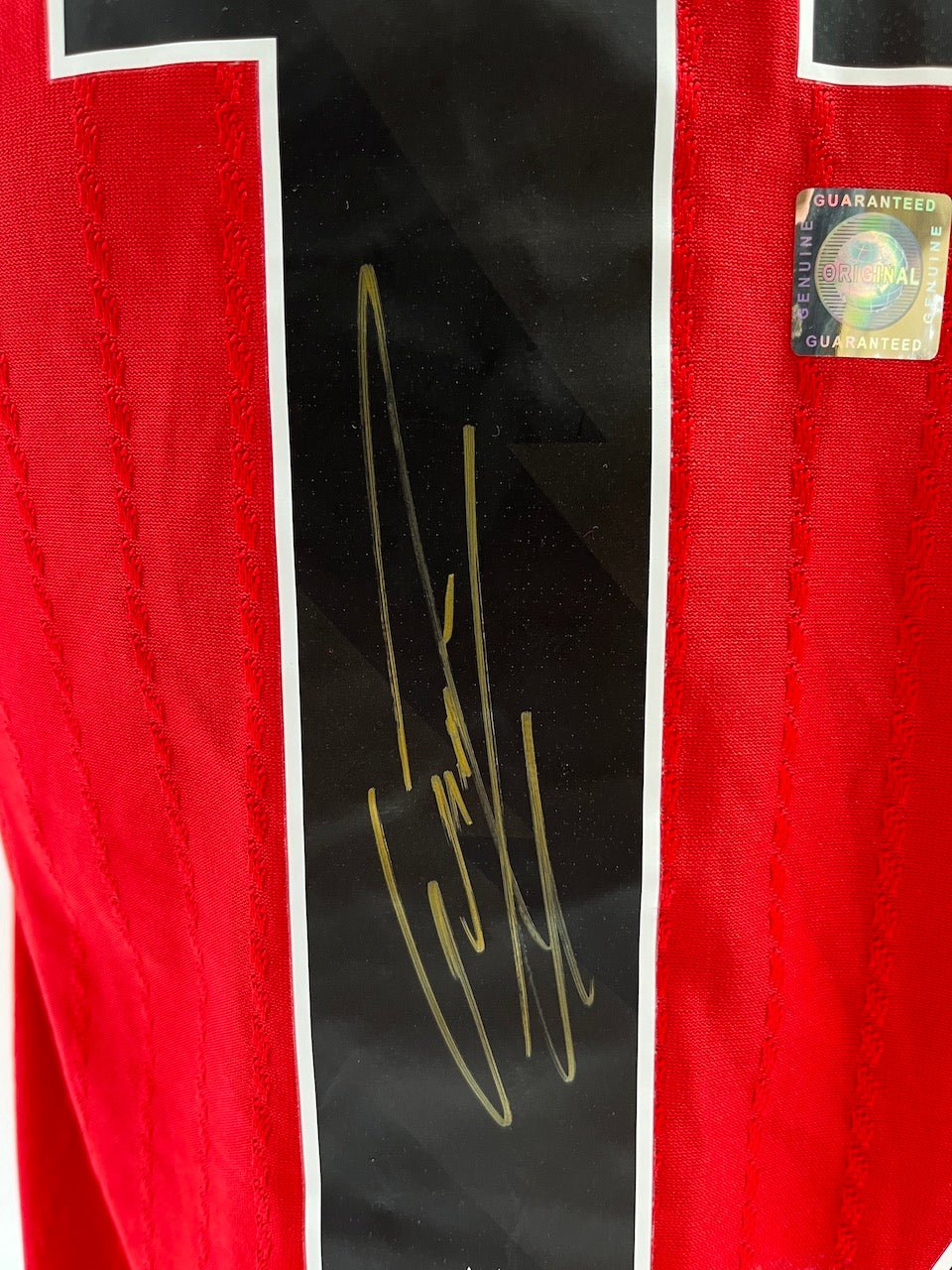Manchester United Trikot Alejandro Garnacho signiert Autogramm Adidas COA XS