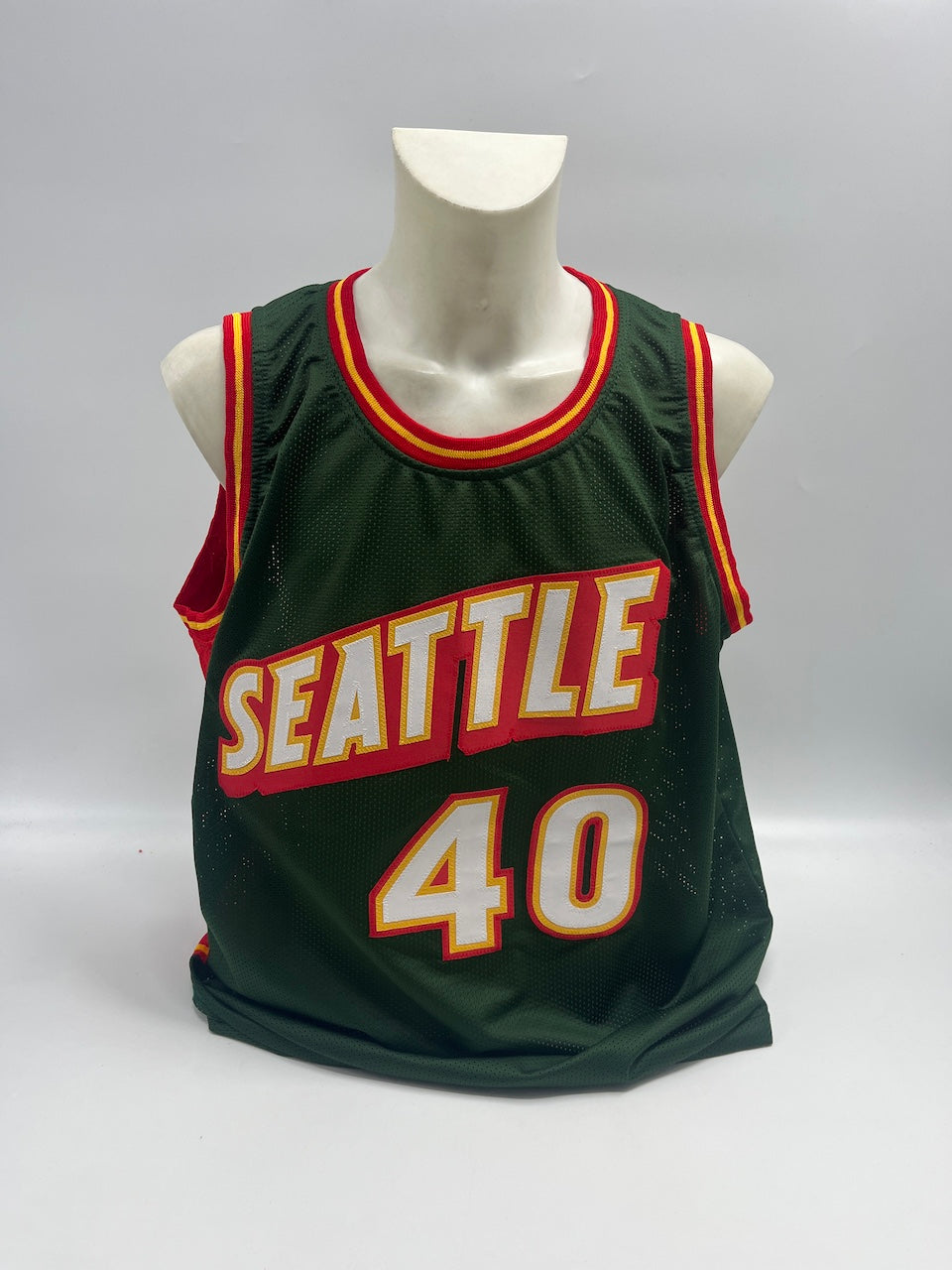 Seattle SuperSonics Jersey Shawn Kemp signiert NBA Basketball COA XL