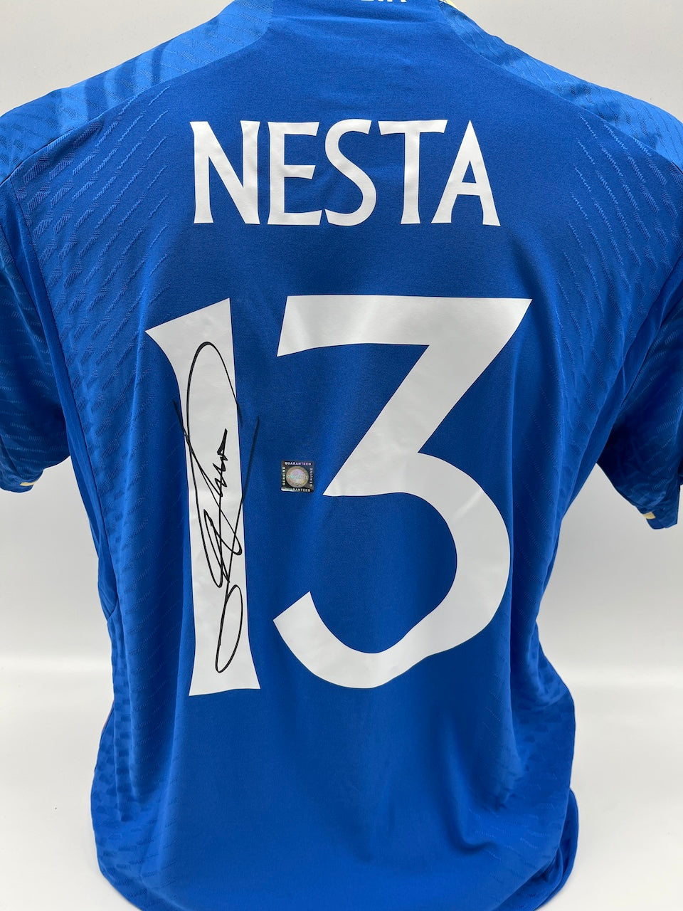Italien Trikot Alessandro Nesta signiert Autogramm Puma COA M