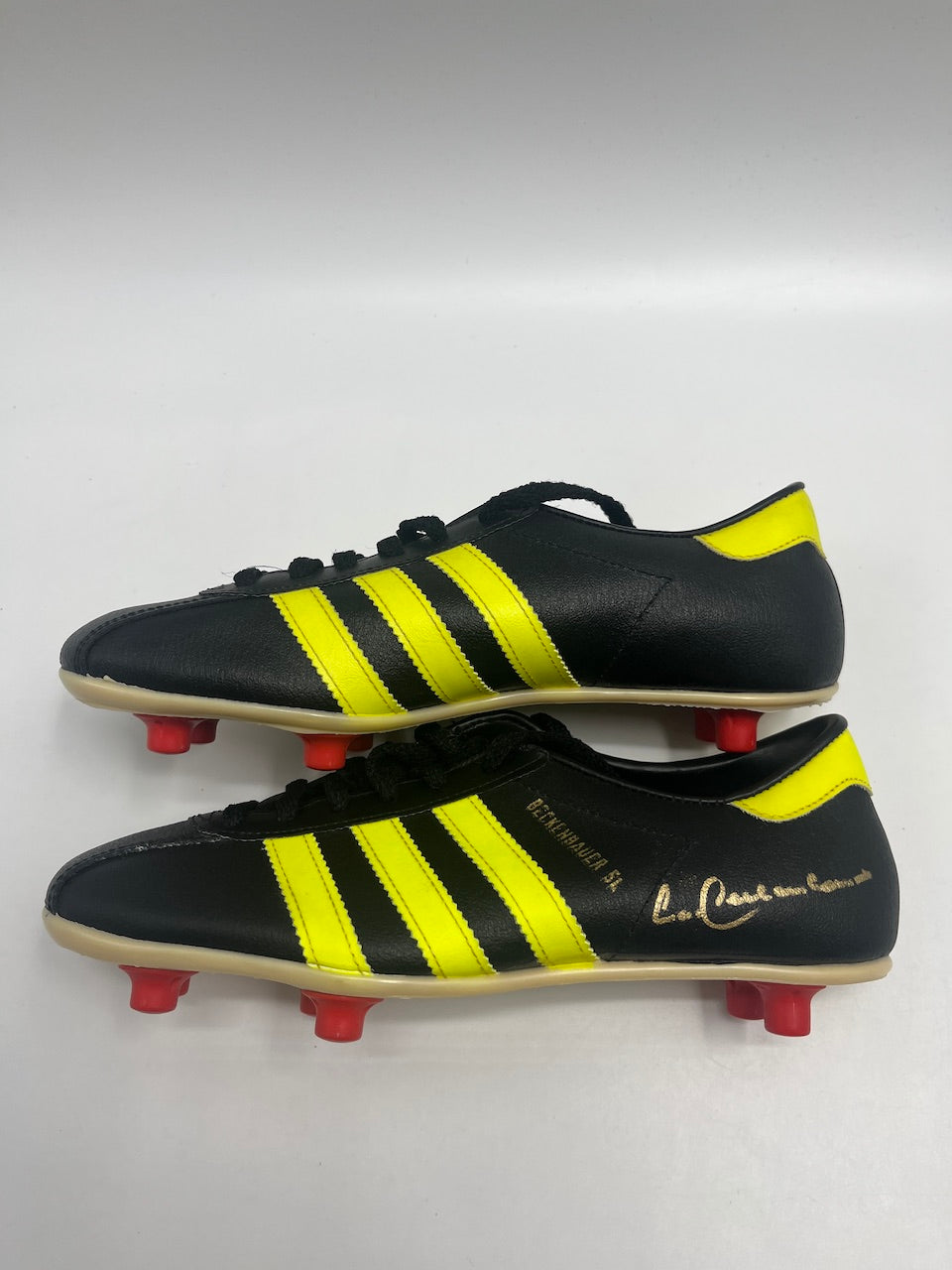 Football shoe Franz Beckenbauer signed football autograph shoe 4 1/2