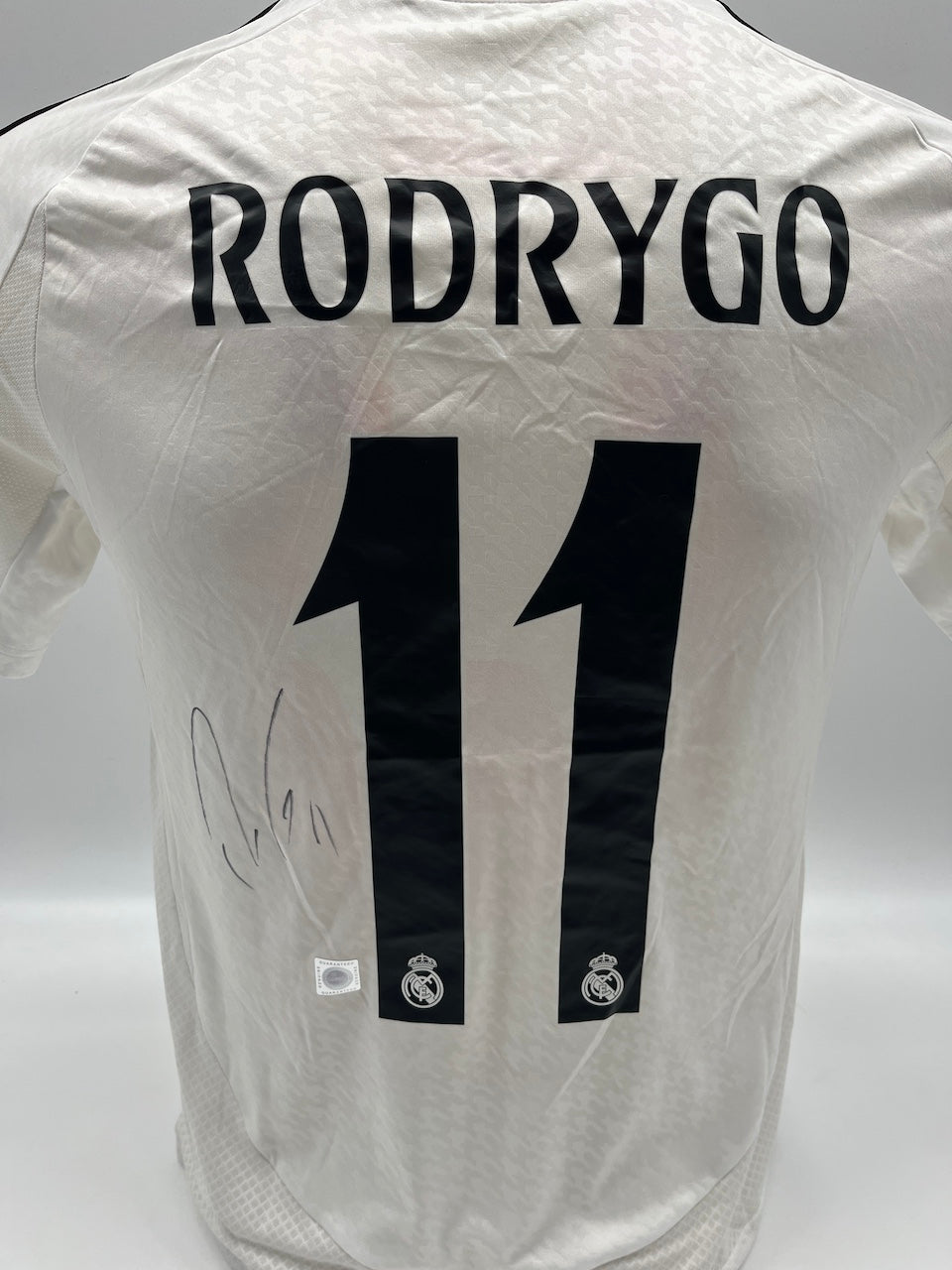 Real Madrid Trikot Rodrygo signiert Adidas COA LaLiga Autogramm 164