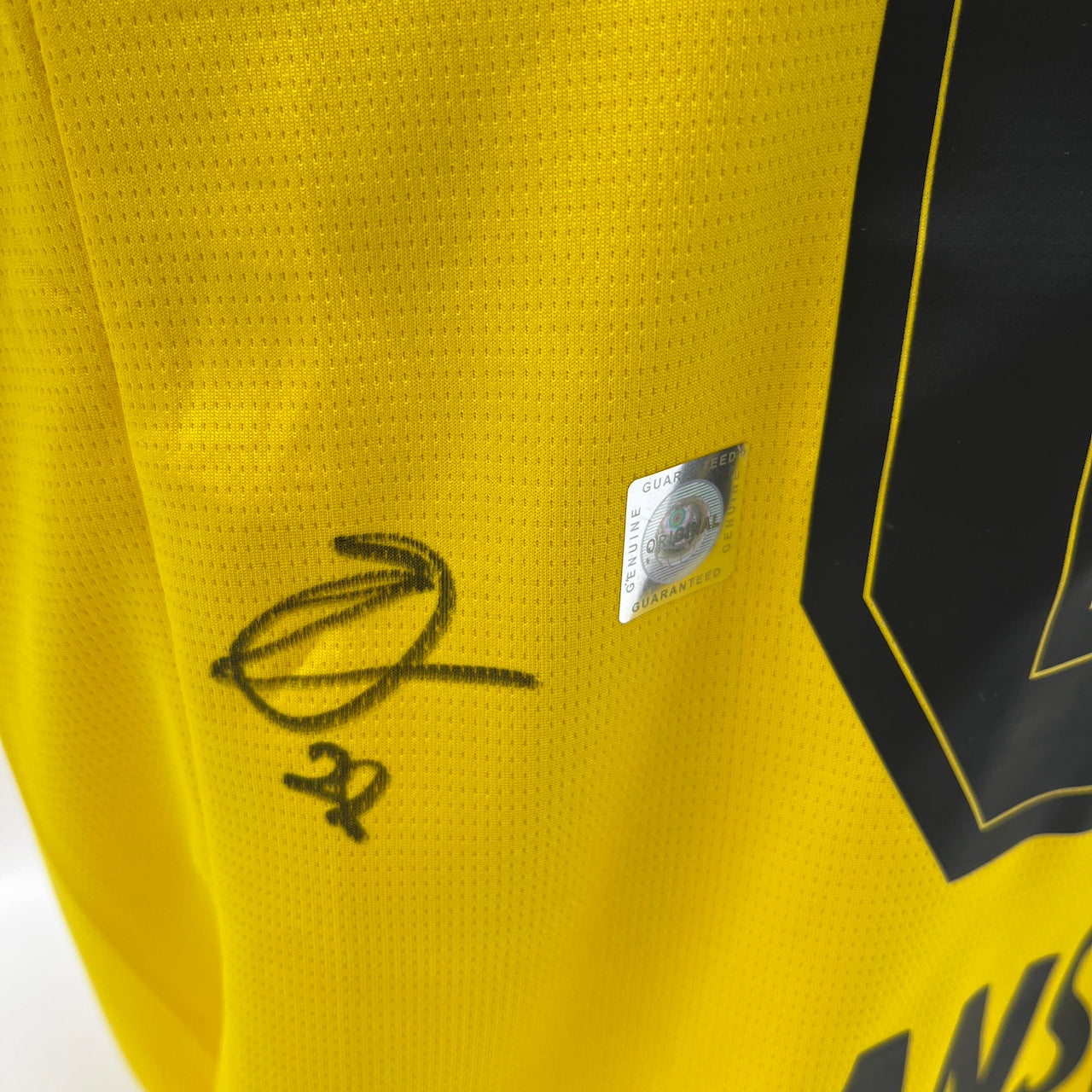 Borussia Dortmund Trikot Aaron Anselmino signiert BVB Autogramm Puma L