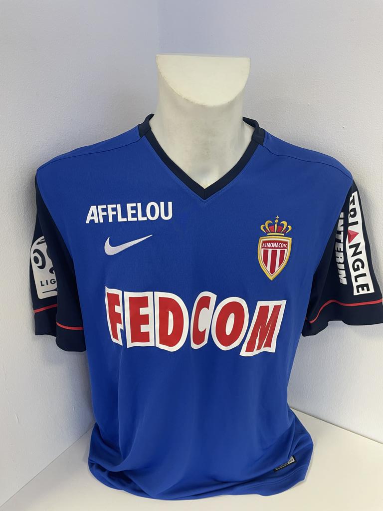 AS Monaco Trikot Lacina Traore signiert Frankreich Nike Autogramm Fußball L