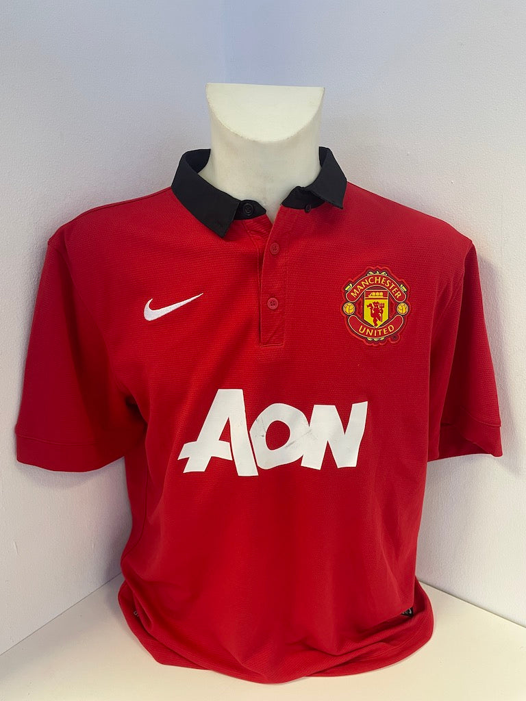 Manchester United Trikot Tom Cleverley signed autograph soccer england nike XL