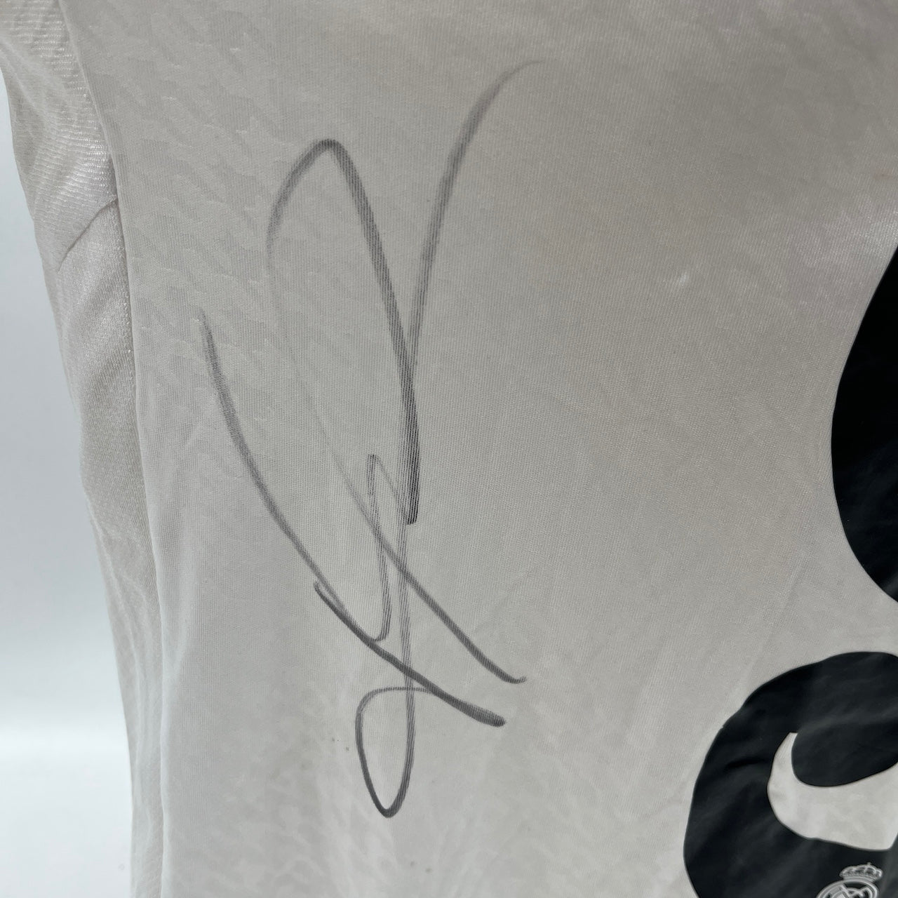 Real Madrid Trikot Kylian Mbappe signiert Autogramm Adidas COA XL