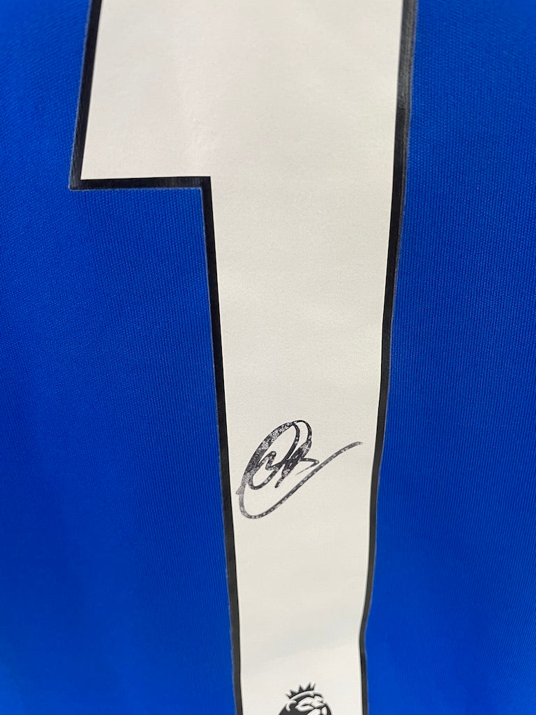 FC Everton Trikot Rafael Benitez signiert Autogramm Fußball Neu England COA L