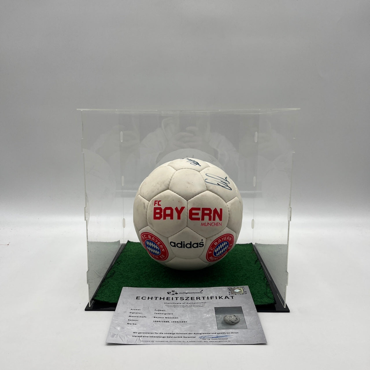 Bayern München Fußball Teamsigniert 1995/1996/1997 Autogramme Bundesliga FCB