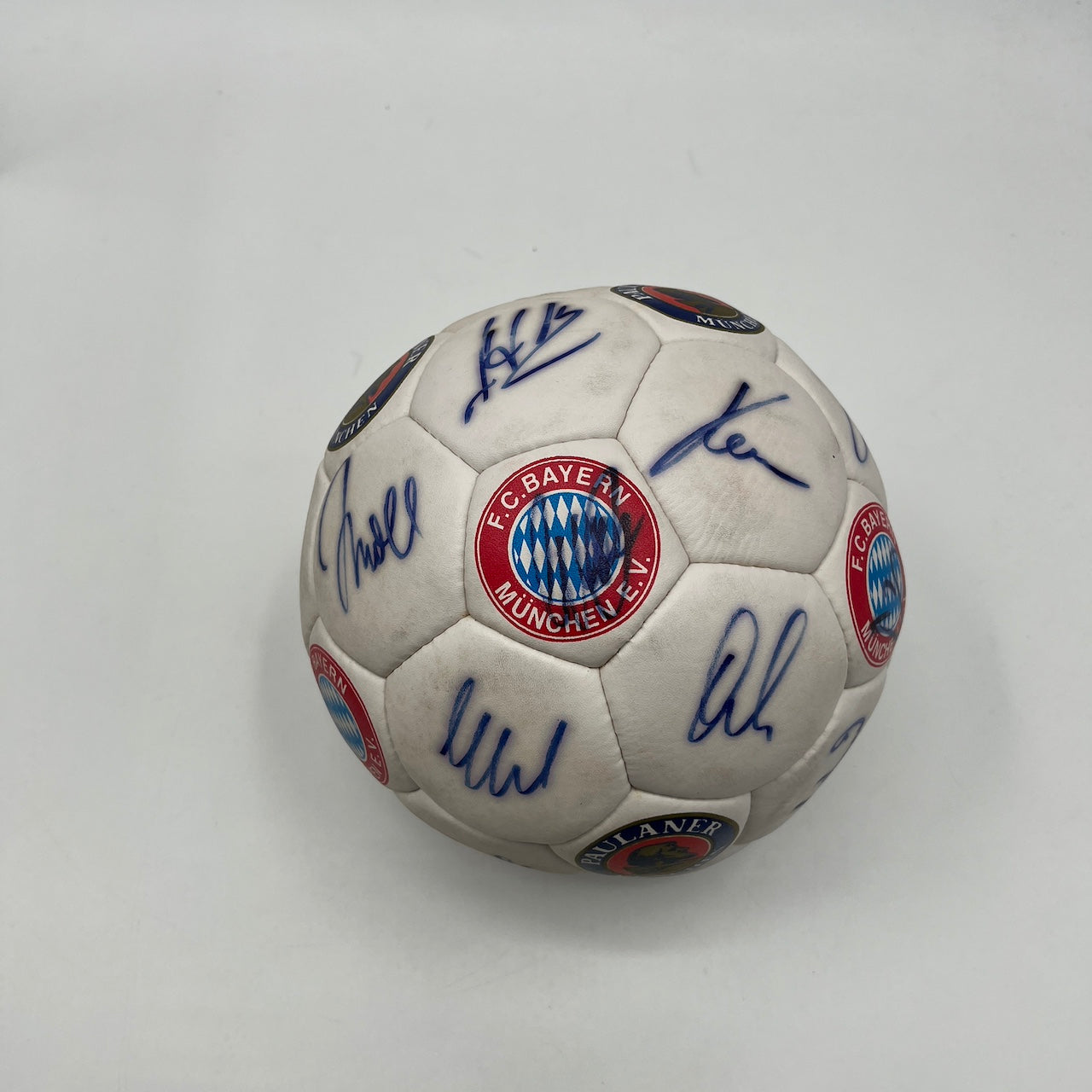 Bayern München Fußball Teamsigniert 1995/1996/1997 Autogramme Bundesliga Ball