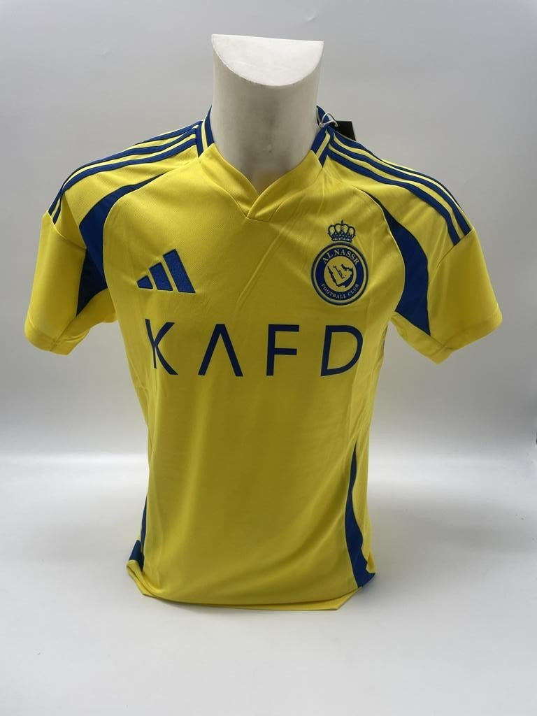 Al Nassr FC jersey Cristiano Ronaldo signed autograph football COA S