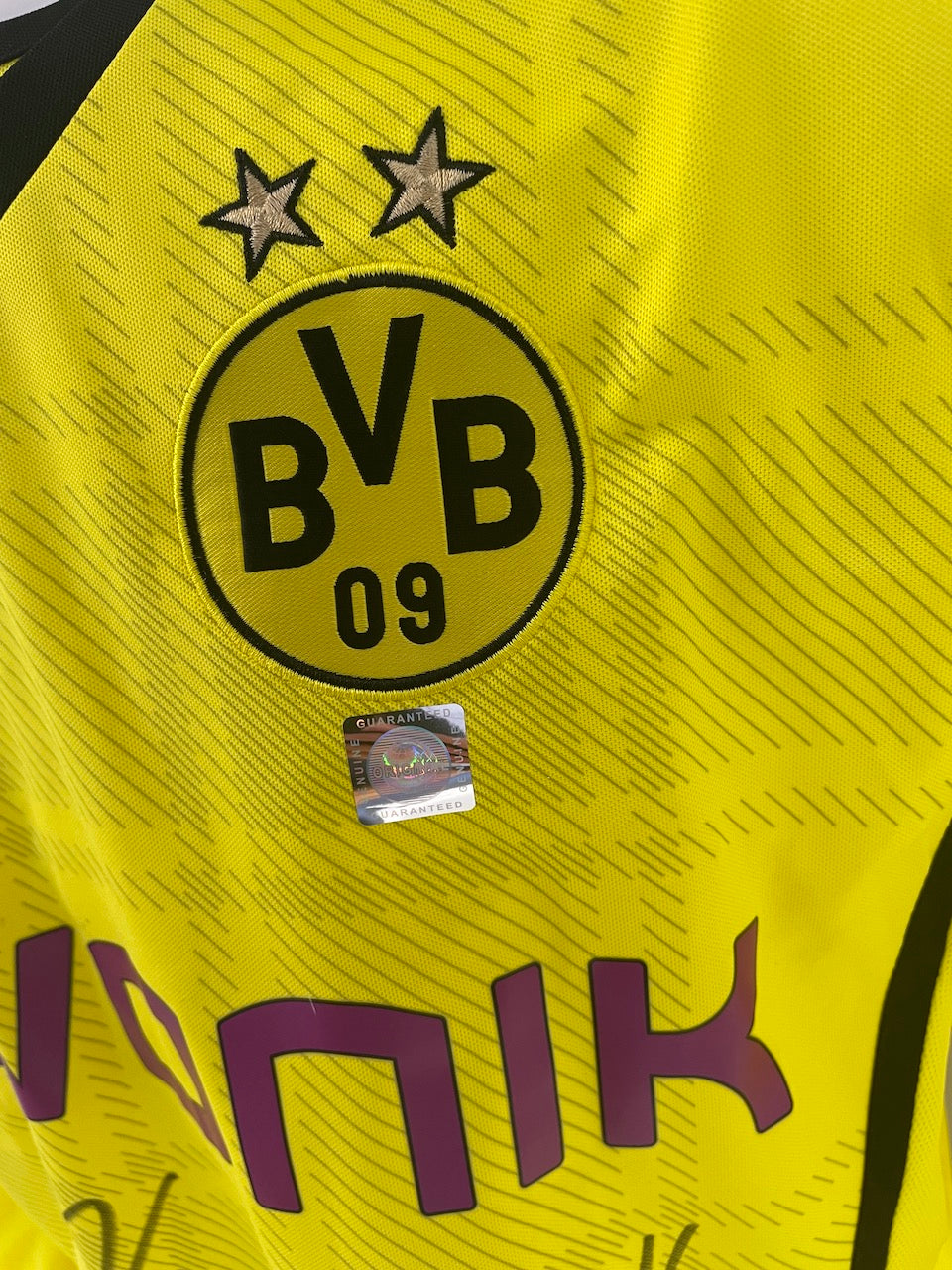 BVB Trikot 2013/2014 Team -signed Langarm Borussia Dortmund Coa Neu Puma L