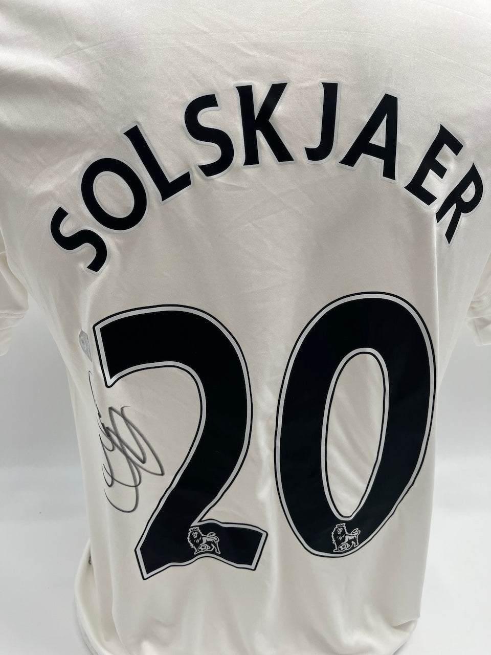 Manchester United Trikot Ole Gunnar Solskjaer signed autograph adidas 176