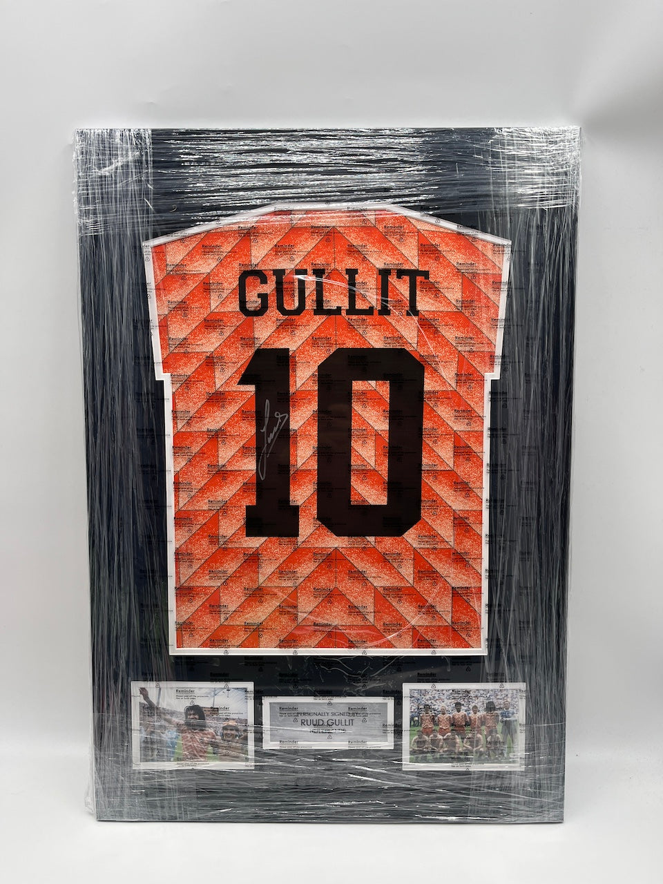 Niederlande Trikot Ruud Gullit signiert im Rahmen COA neu