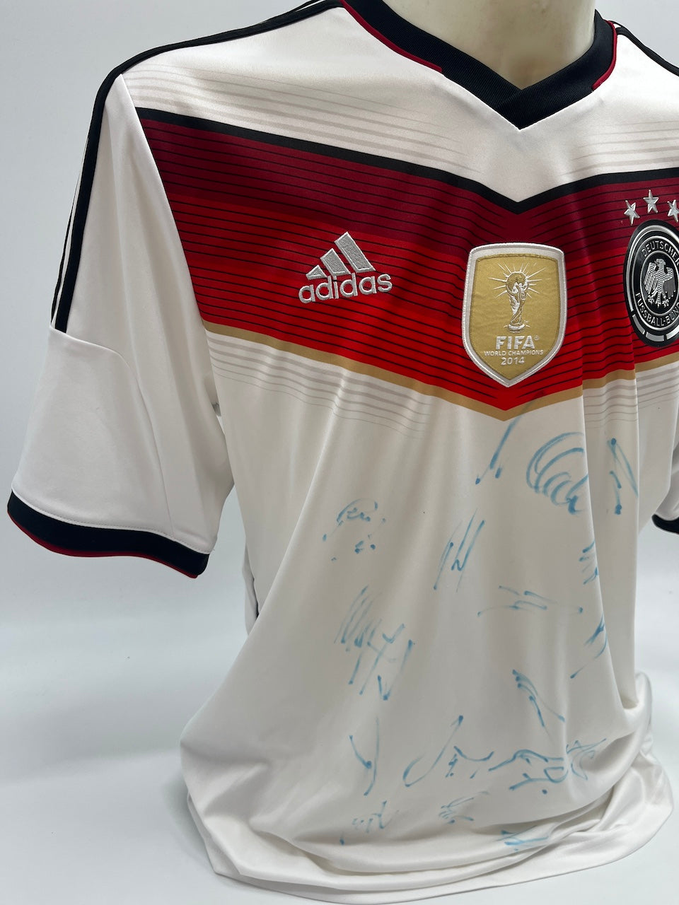 Deutschland Trikot WM 2014 Teamsigniert Autogramm DFB Weltmeister COA Adidas L