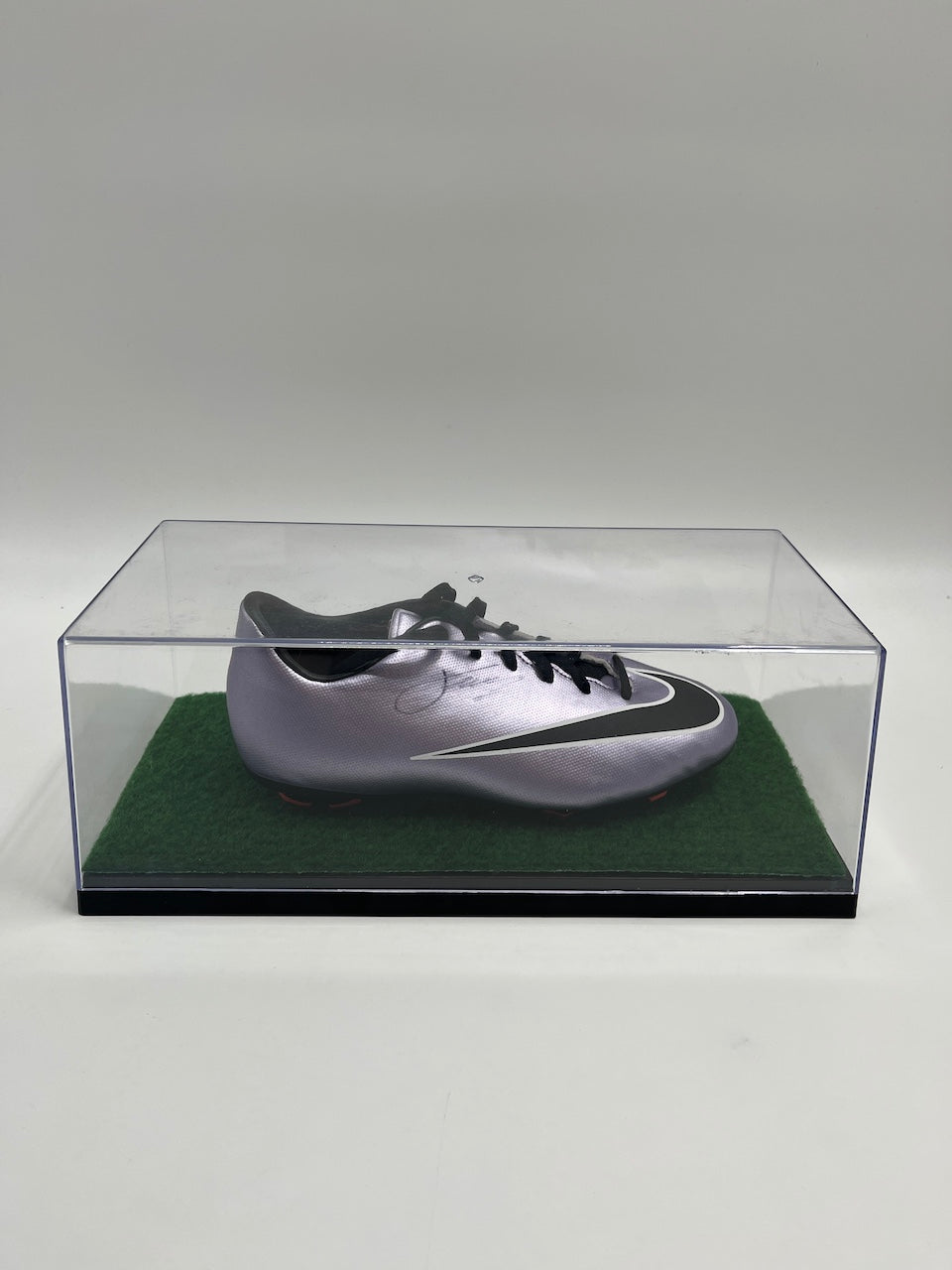 Fußballschuh Mike Hanke signiert Fußball Bundesliga Nike 38