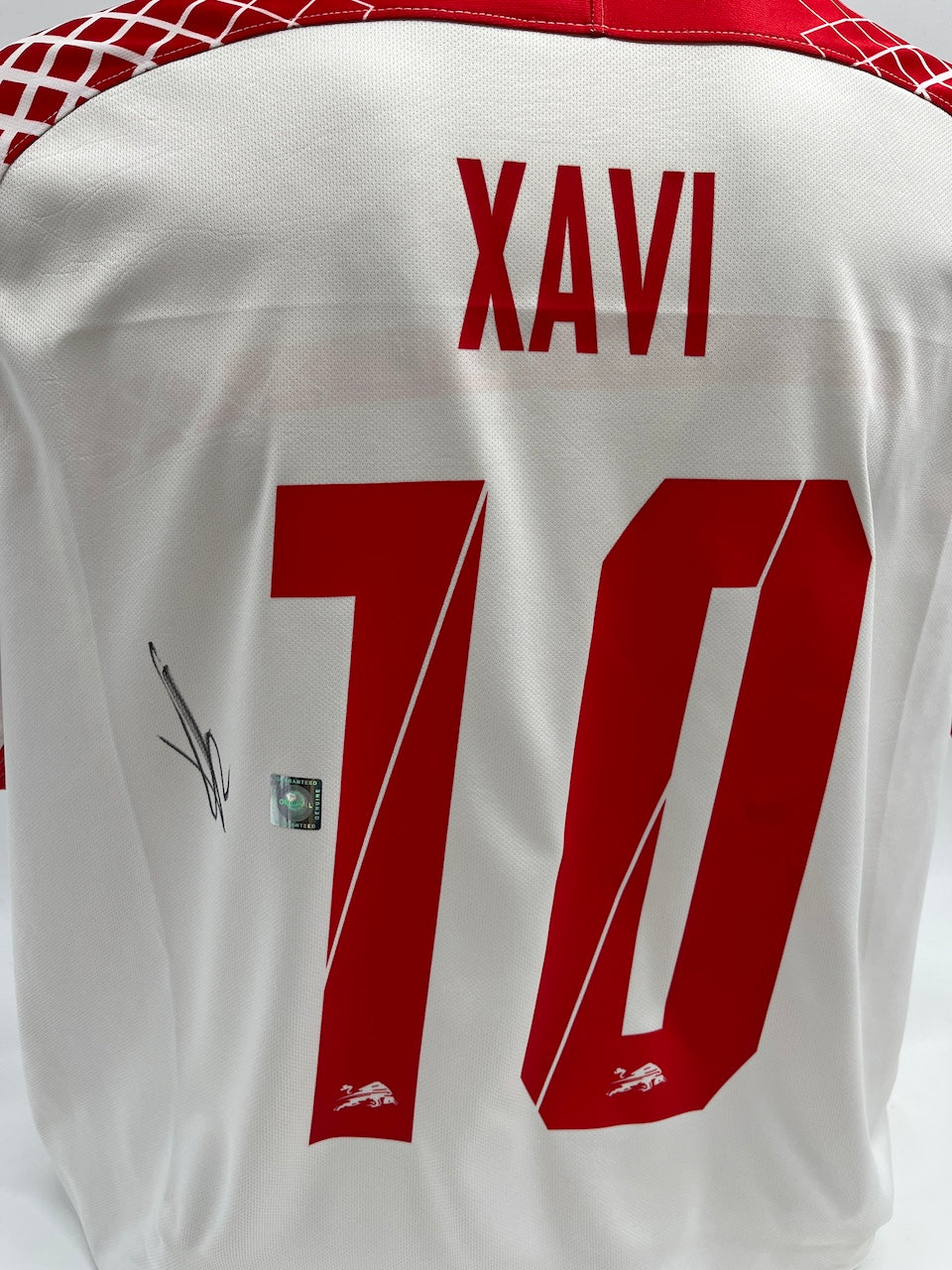 RB Leipzig jersey Xavi Simons signed COA autograph football nike new XL
