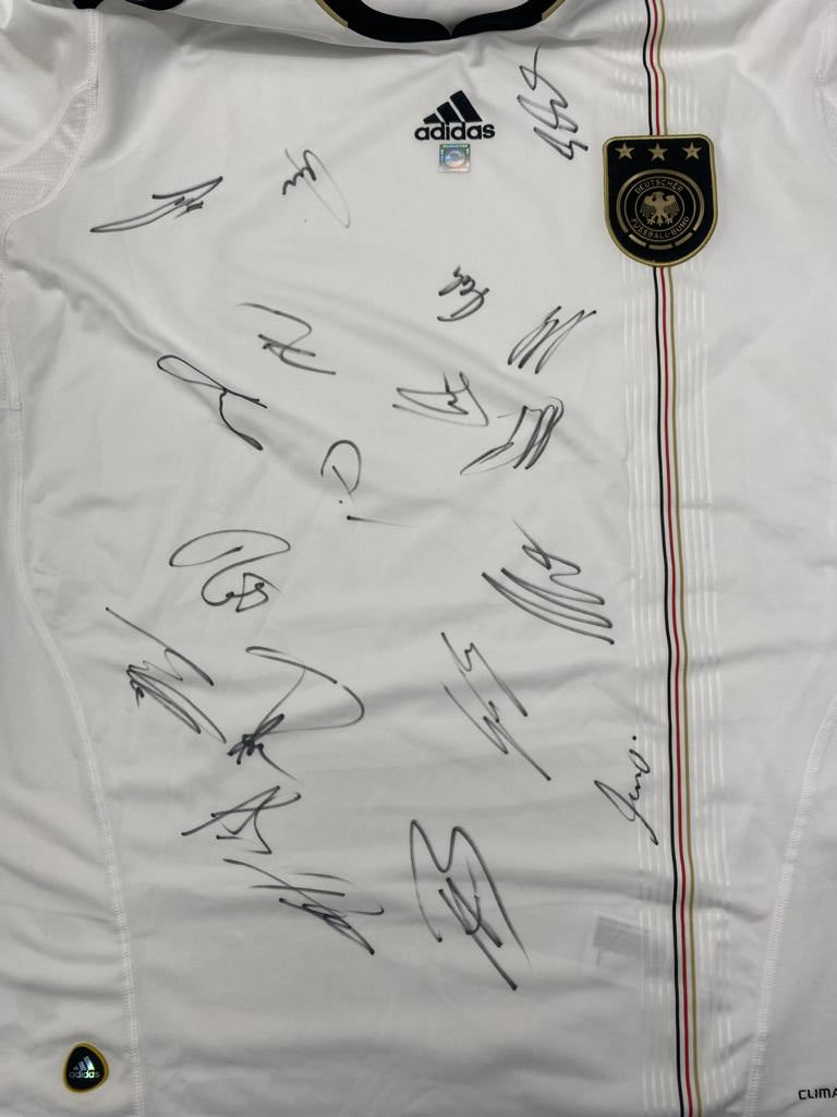 Germany World Cup 2010 Jersey, Team Signed, DFB Adidas, 2XL