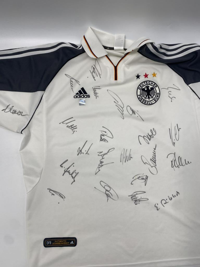 Germany Jersey Euro 2000 Team Signed DFB Adidas XL