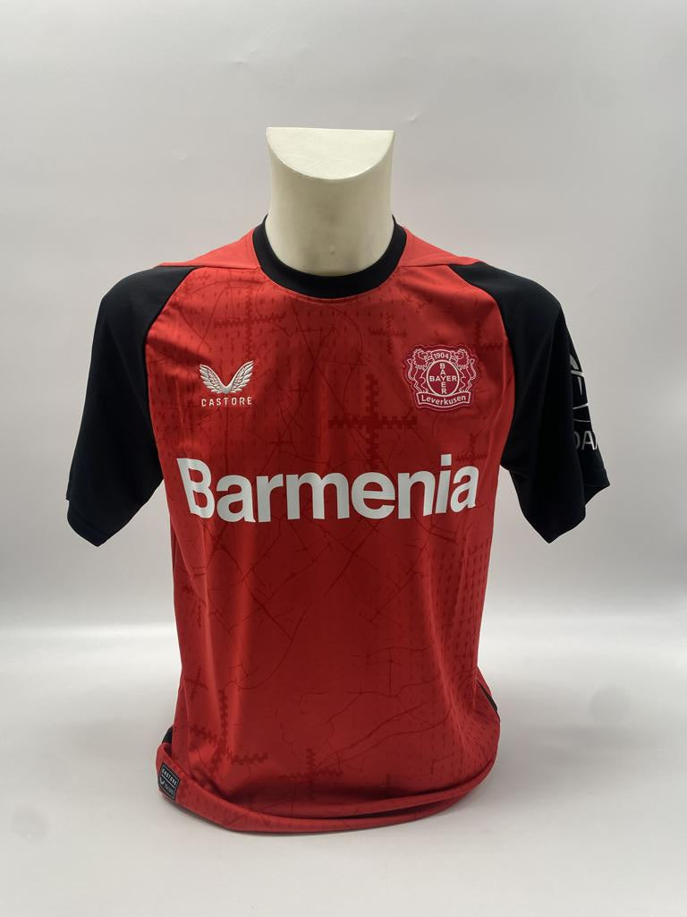 Bayer Leverkusen Trikot Arthur Augusto signiert Autogramm Bundesliga COA M