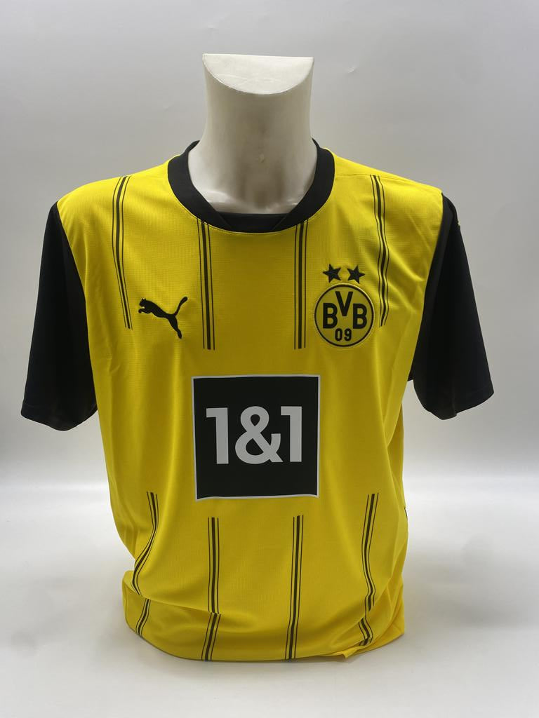 Borussia Dortmund Trikot Ramy Bensebaini signiert BVB neu Puma signiert L