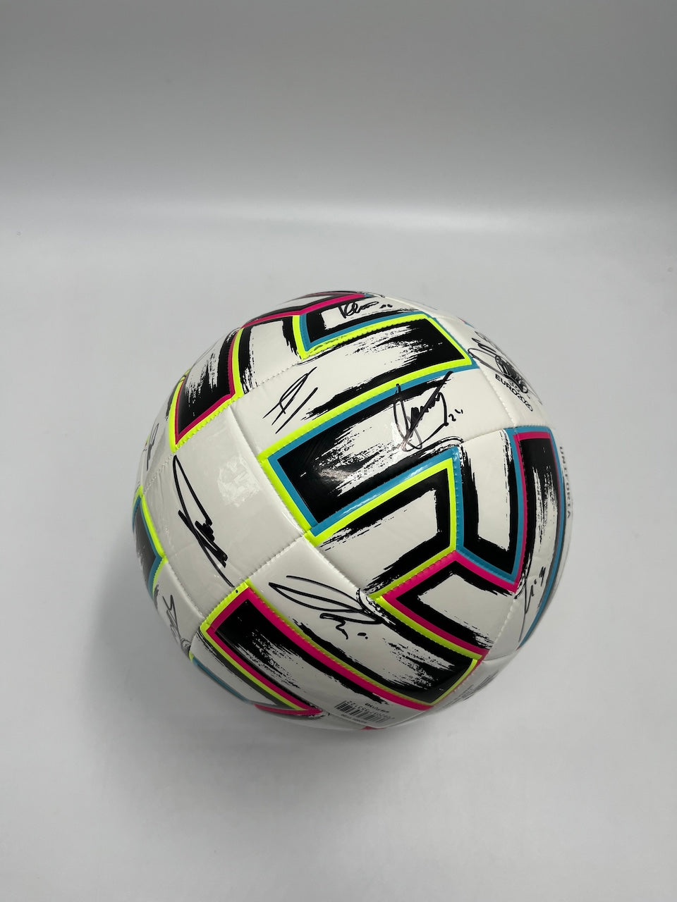 Football team signed EM 2020 in showcase DFB Autogram Adidas Coa Ball