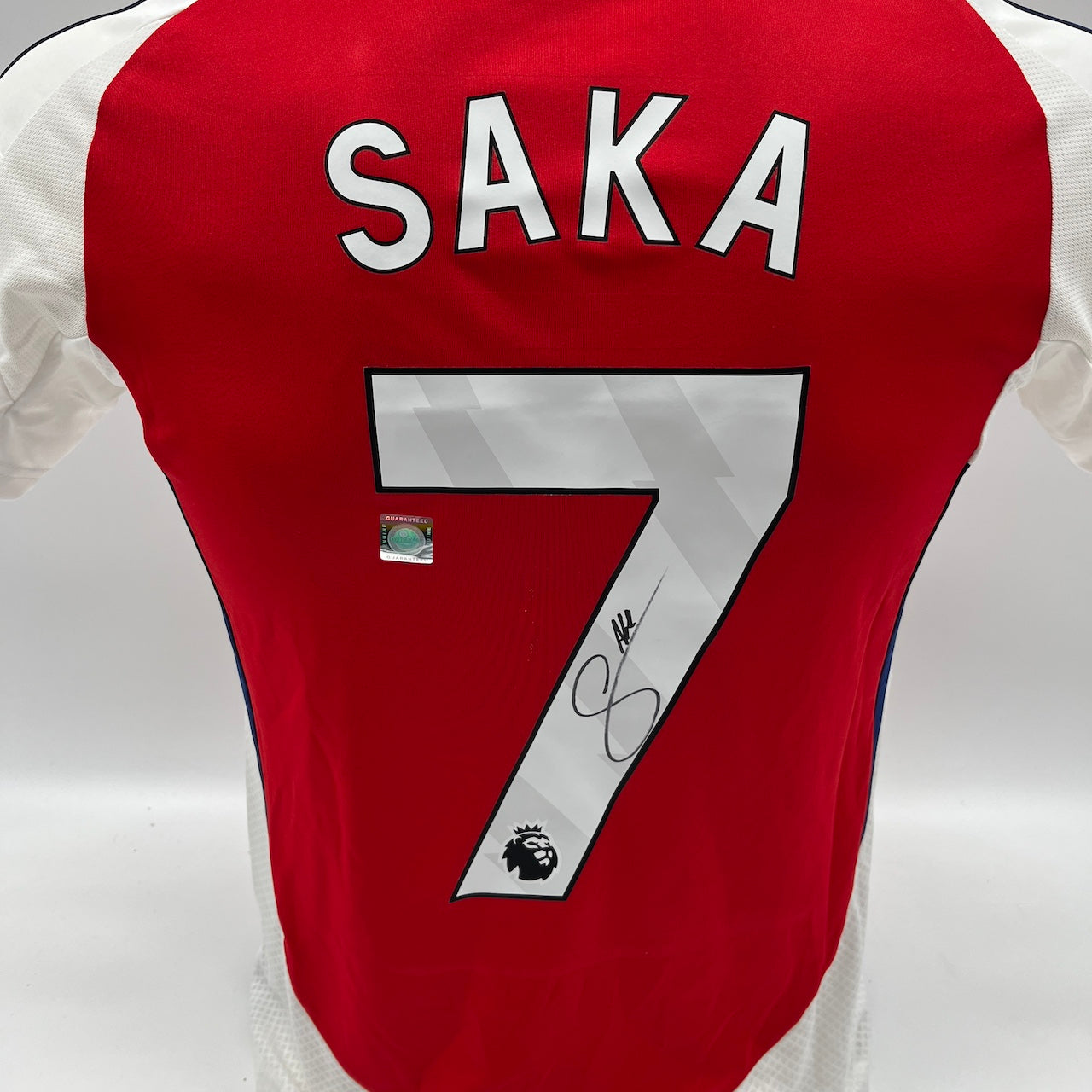 Arsenal London Trikot Bukayo Saka signiert Autogramm Adidas Neu S