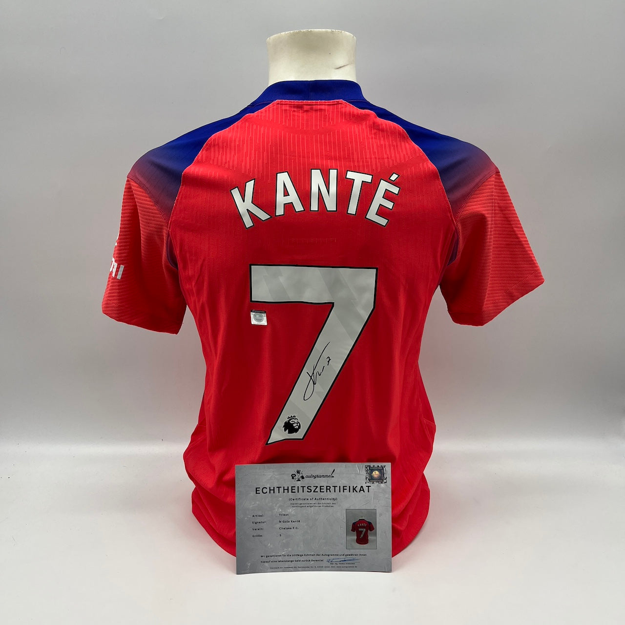 FC Chelsea Trikot N’Golo Kante signiert Autogramm Nike S