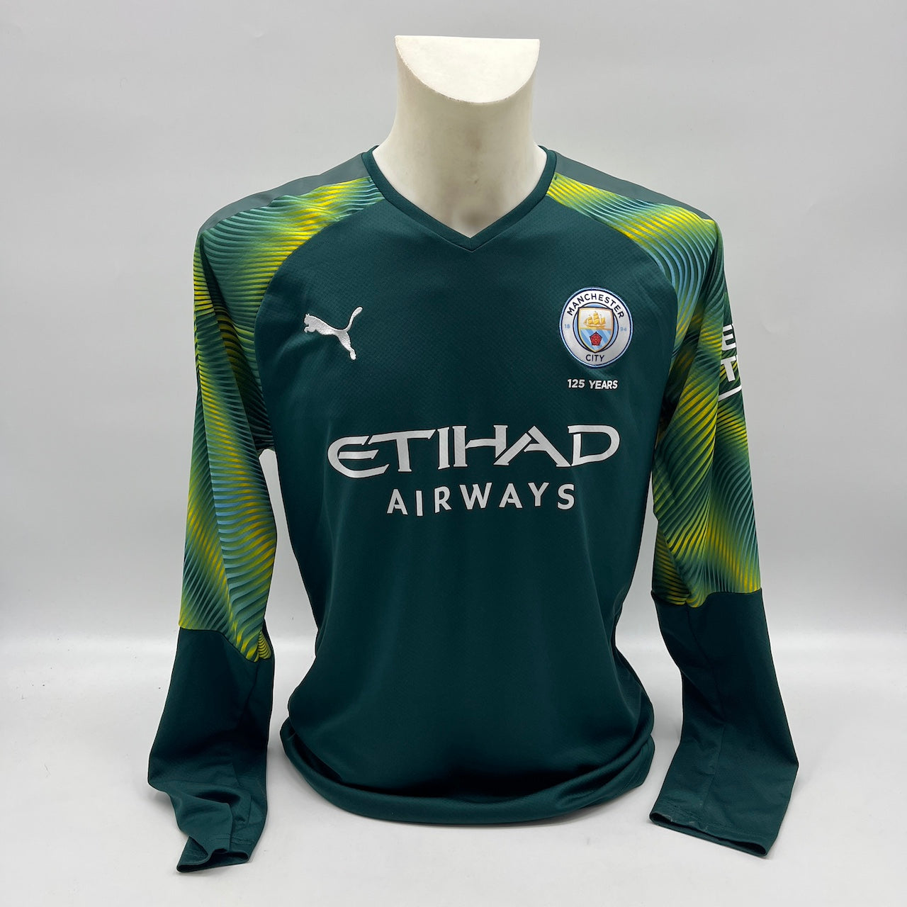 Manchester City Trikot Ederson signiert Autogramm Puma COA neu L