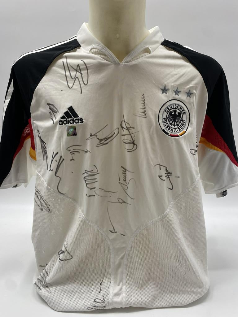 Deutschland Trikot EM 2004 Teamsigniert DFB Adidas L