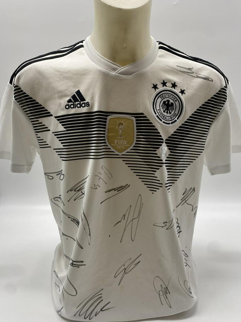 Deutschland Trikot WM 2018 Teamsigniert DFB Adidas L