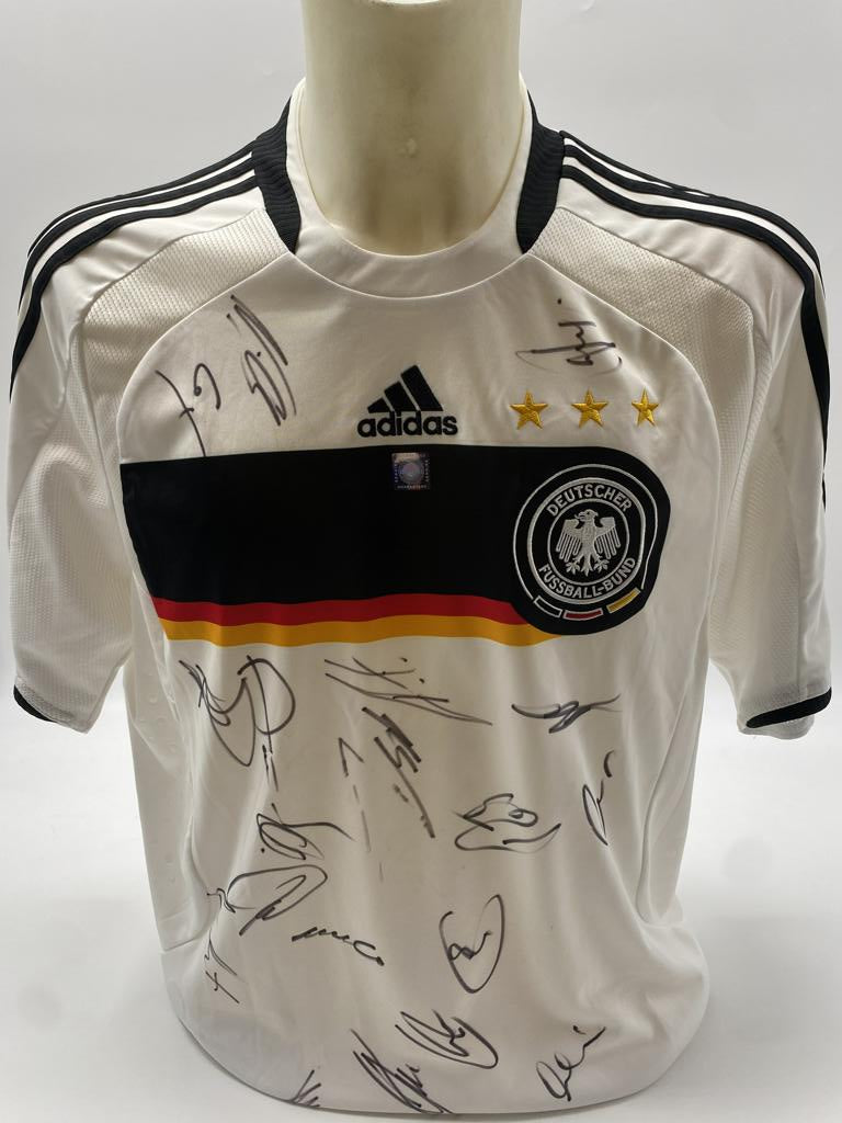 Germany Jersey Euro 2008 Team Signed DFB Adidas L