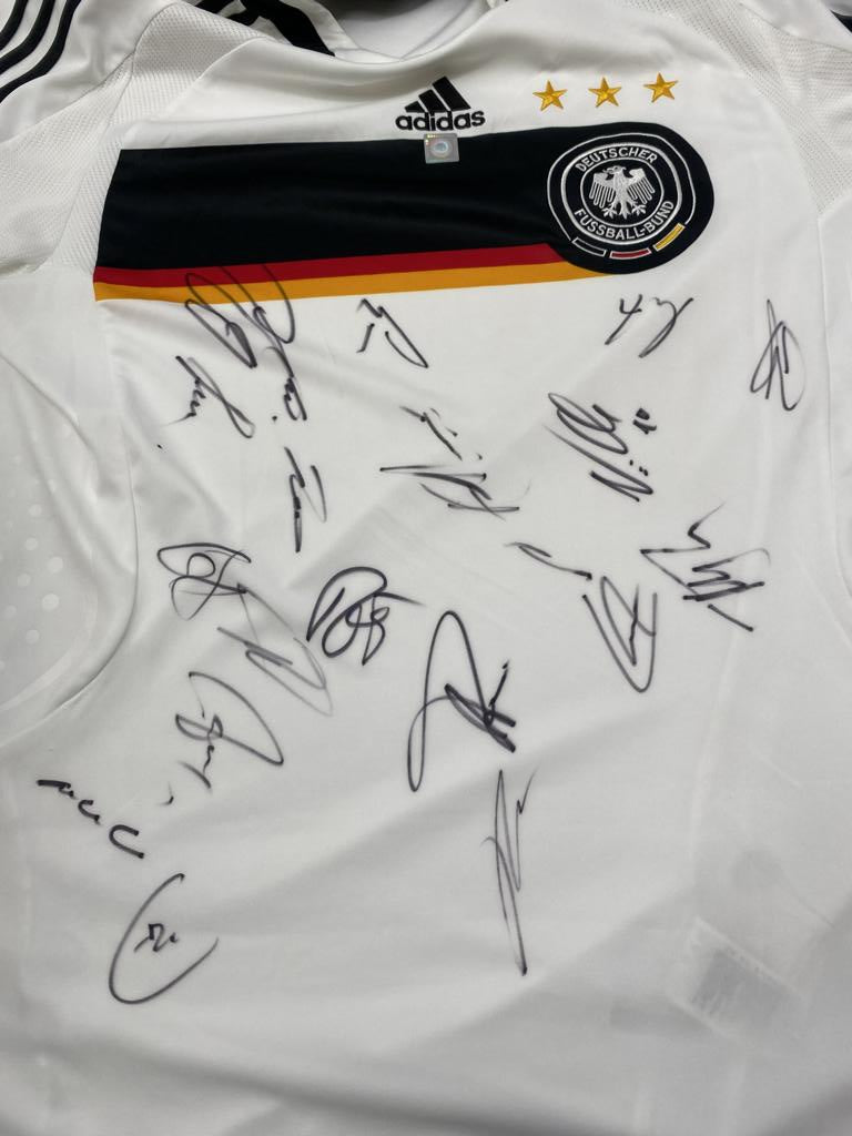 Germany Jersey Euro 2008 Team Signed DFB L Adidas