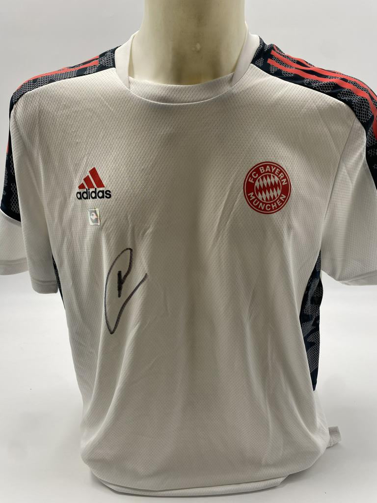 Bayern München Shirt Manuel Neuer signiert Autogramm Adidas L