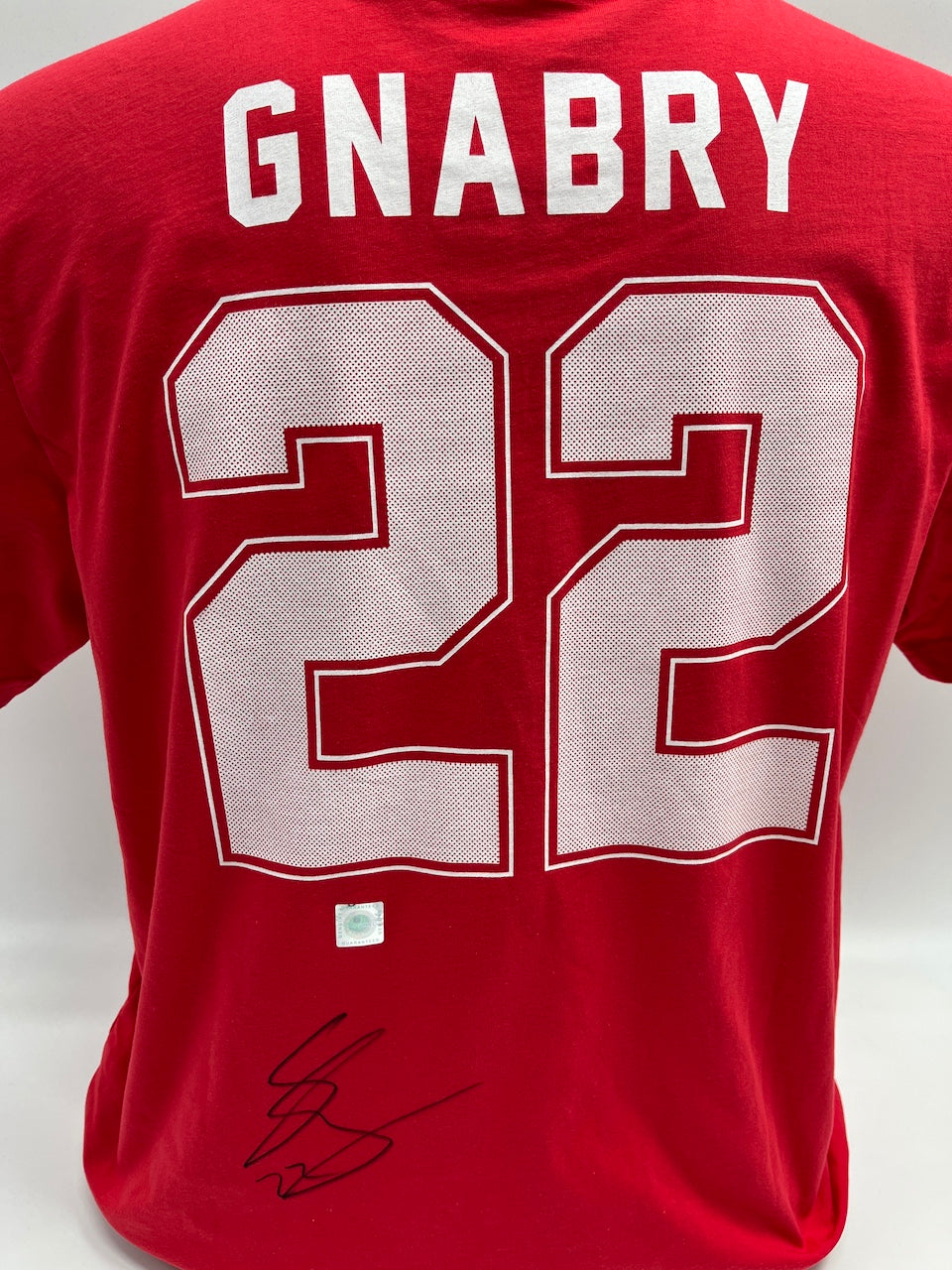 Bayern München T-Shirt Serge Gnabry signiert Autogramme COA Neu L