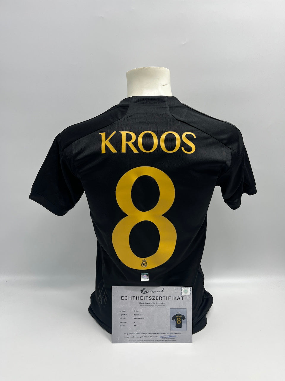 Real Madrid Trikot Toni Kroos signiert Adidas La Liga COA XS