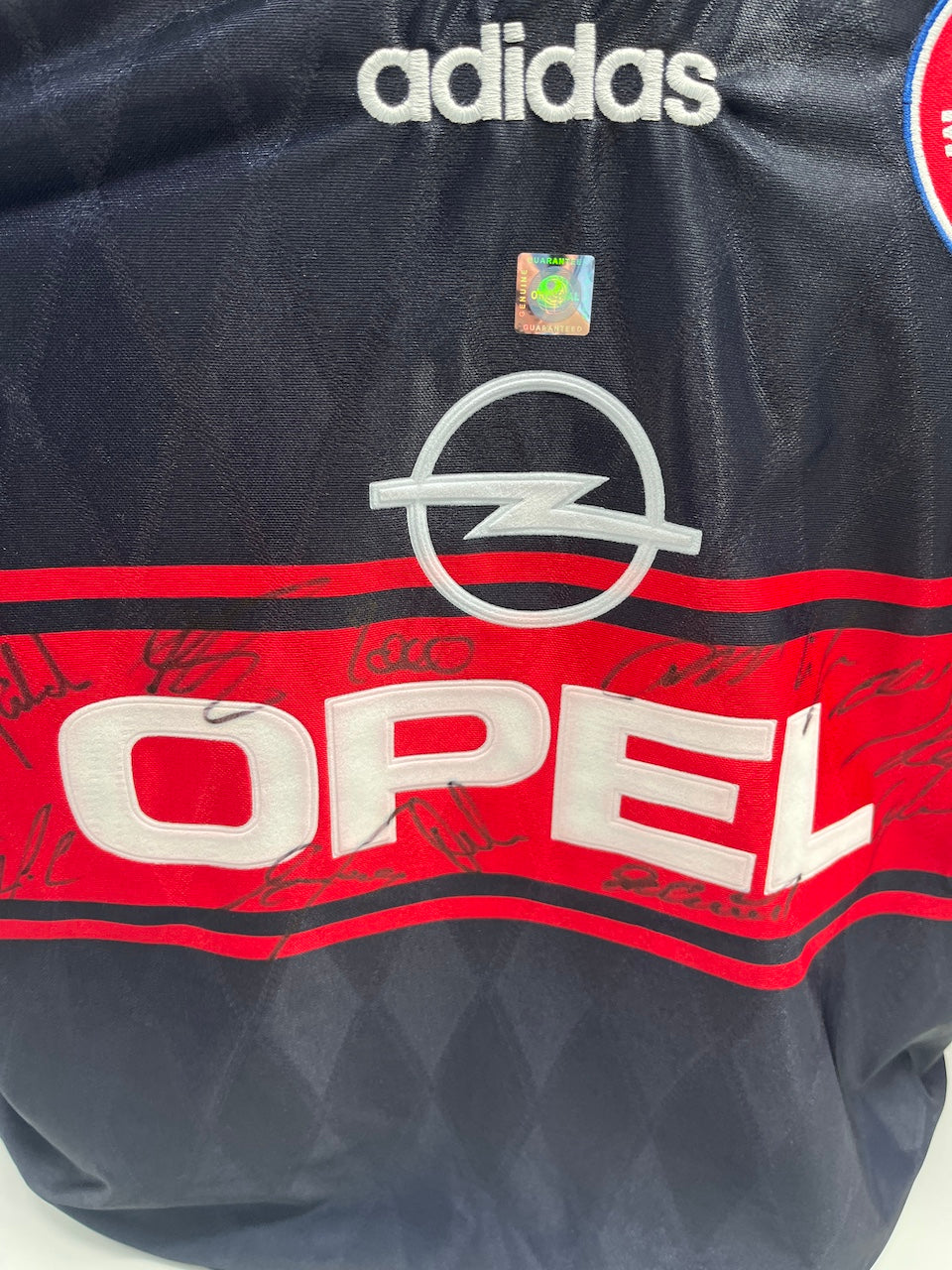 Bayern München Trikot 1998/1999 Teamsigniert Bundesliga COA Adidas XL
