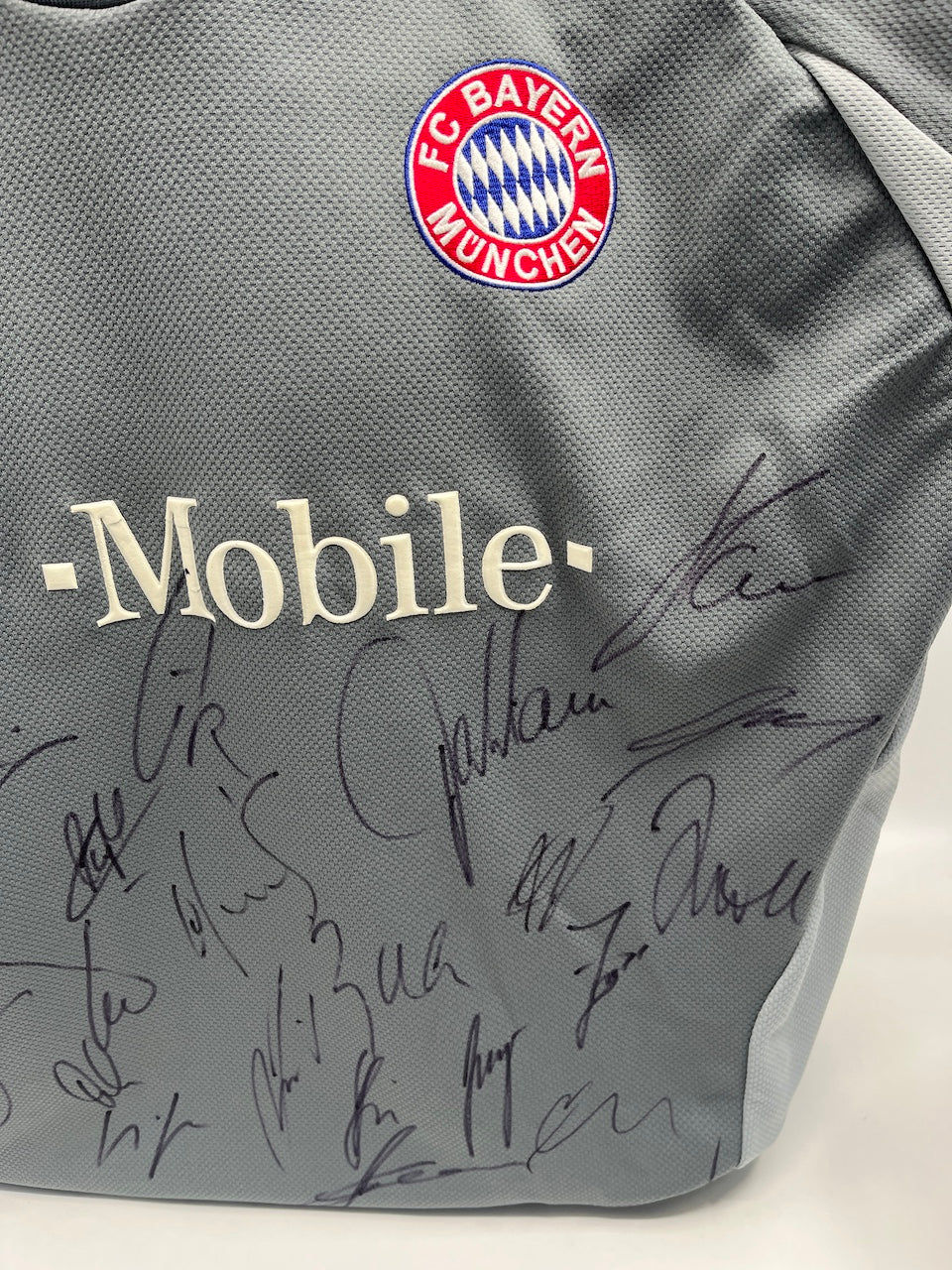 Bayern München Torwarttrikot 2001/2002 Teamsigniert Bundesliga COA Adidas XL