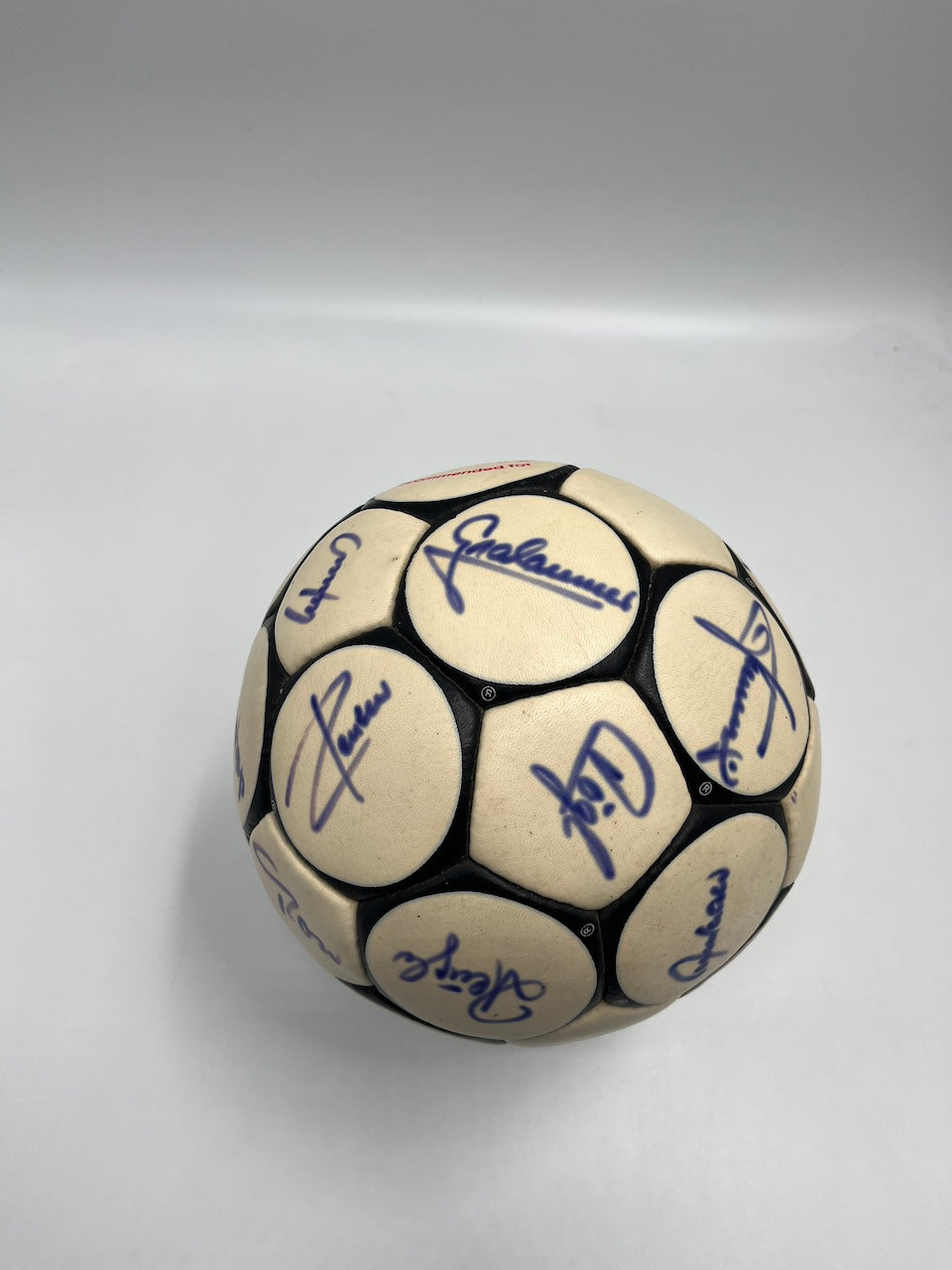 FC Bayern München Fußball Teamsigniert 1988/1989 Autogramme Derbystar FCB
