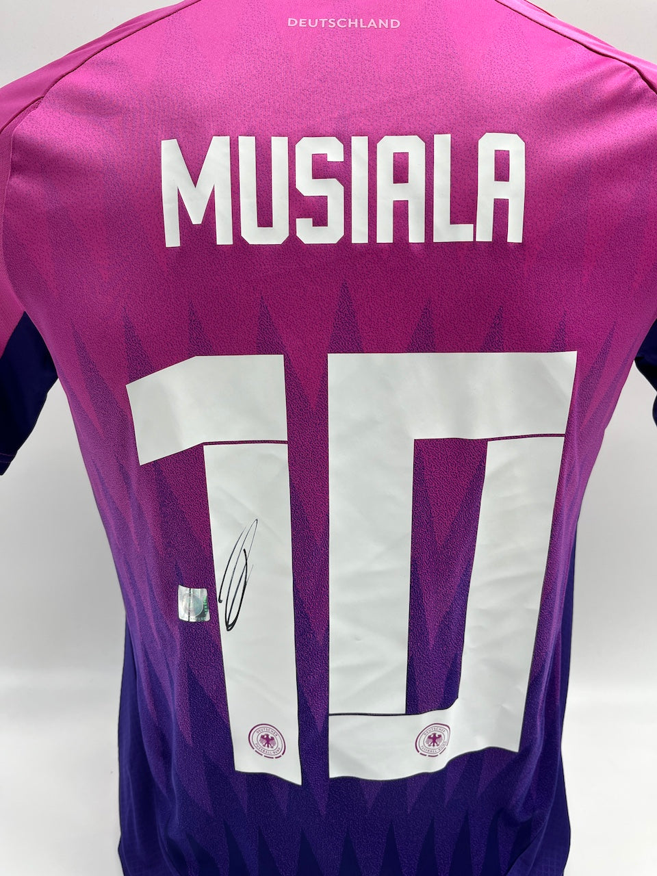 Deutschland Trikot Jamal Musiala signiert COA Adidas DFB 164