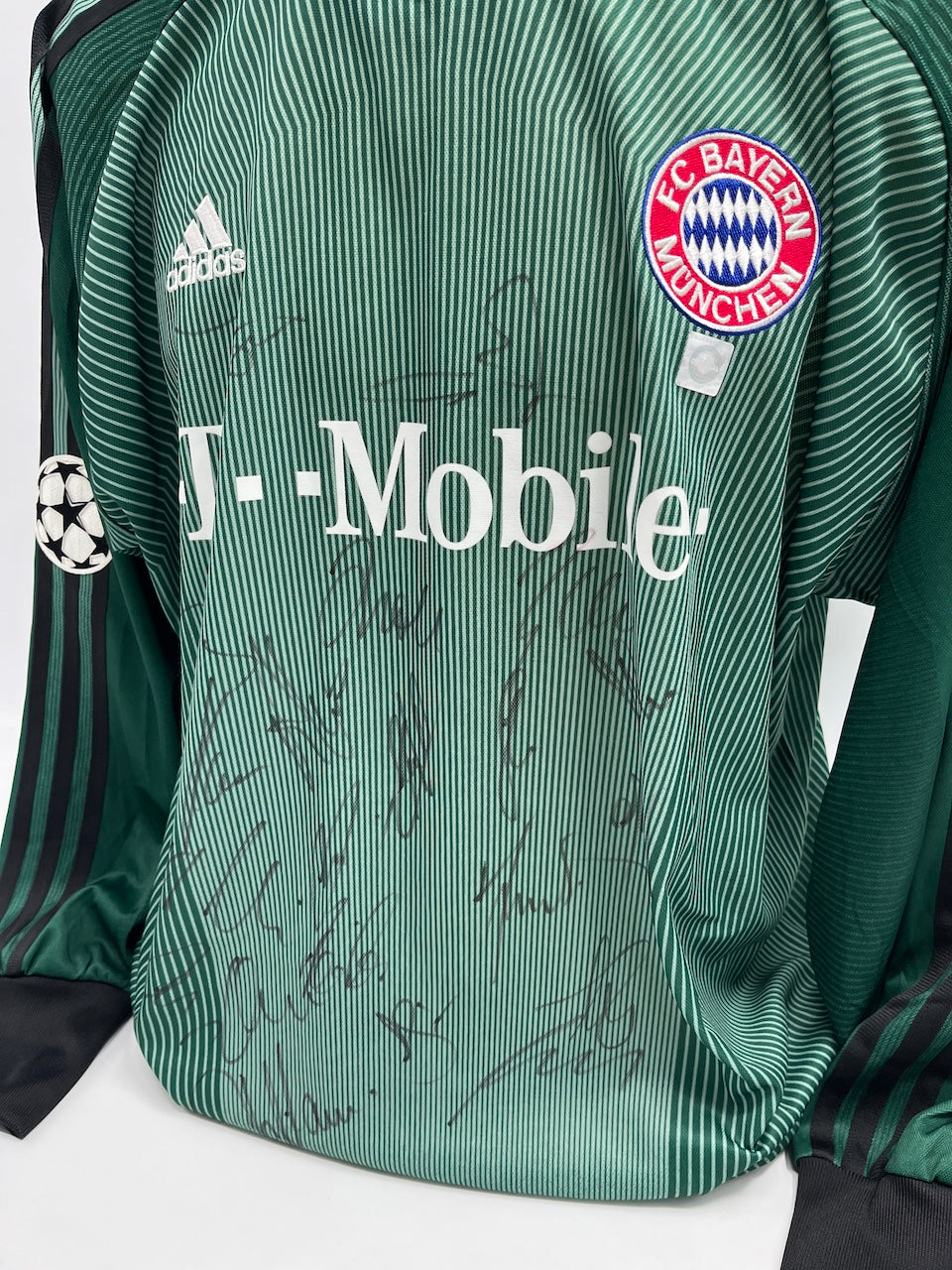 Bayern München Torwarttrikot 2003/2004 Teamsigniert Bundesliga COA Adidas XL