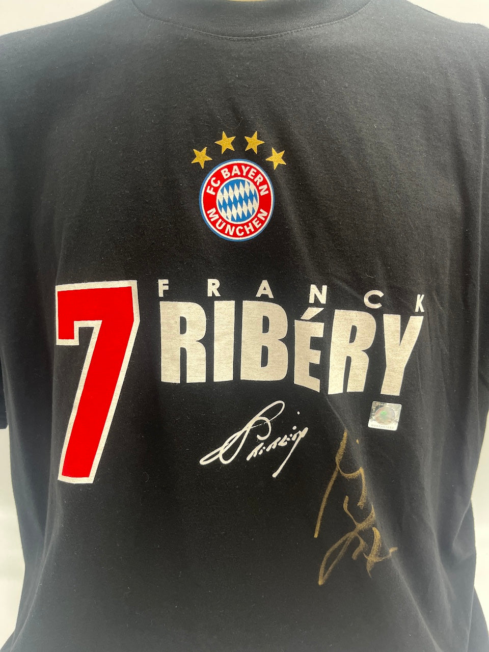 Bayern München T-Shirt Franck Ribery signiert Autogramme Bundesliga COA XL