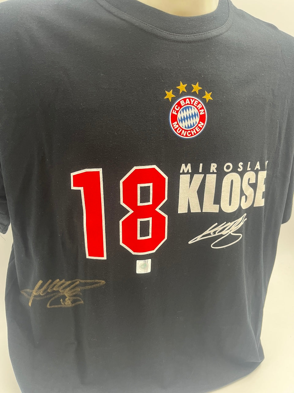 Bayern München T-Shirt Miroslav Klose signiert Autogramme Adidas COA XL
