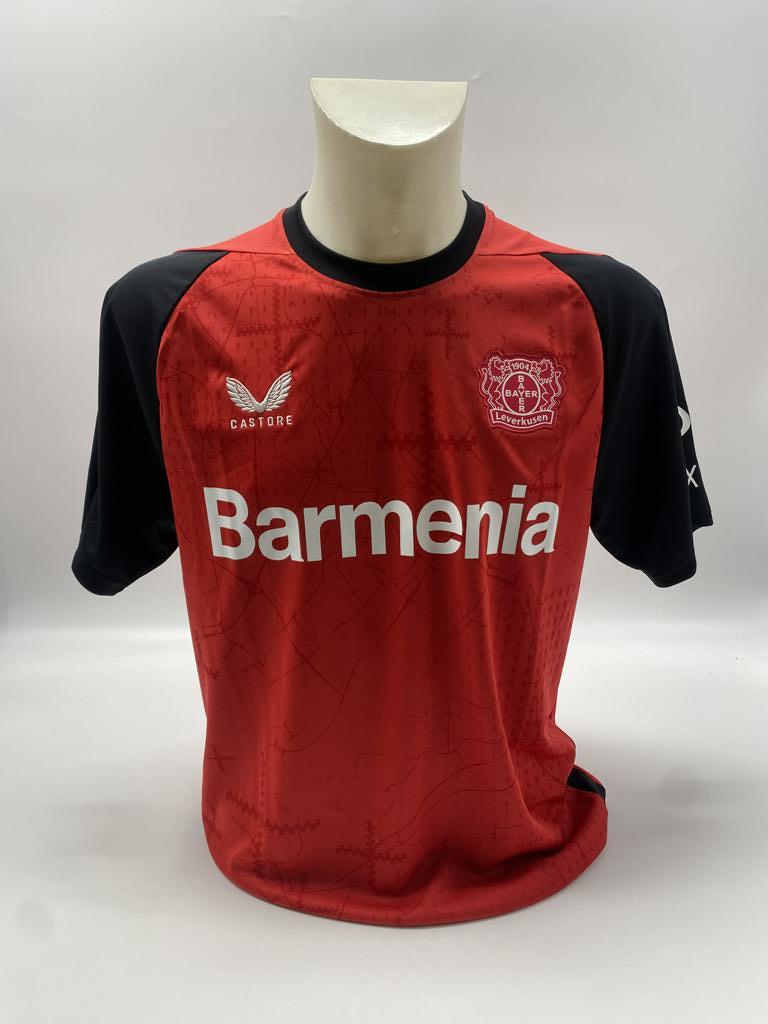 Bayer Leverkusen Trikot Jonathan Tah signiert Autogramm Castore COA L