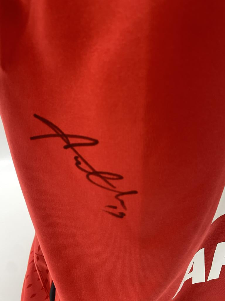 Bayer Leverkusen jersey Arthur signed autograph Castore COA S