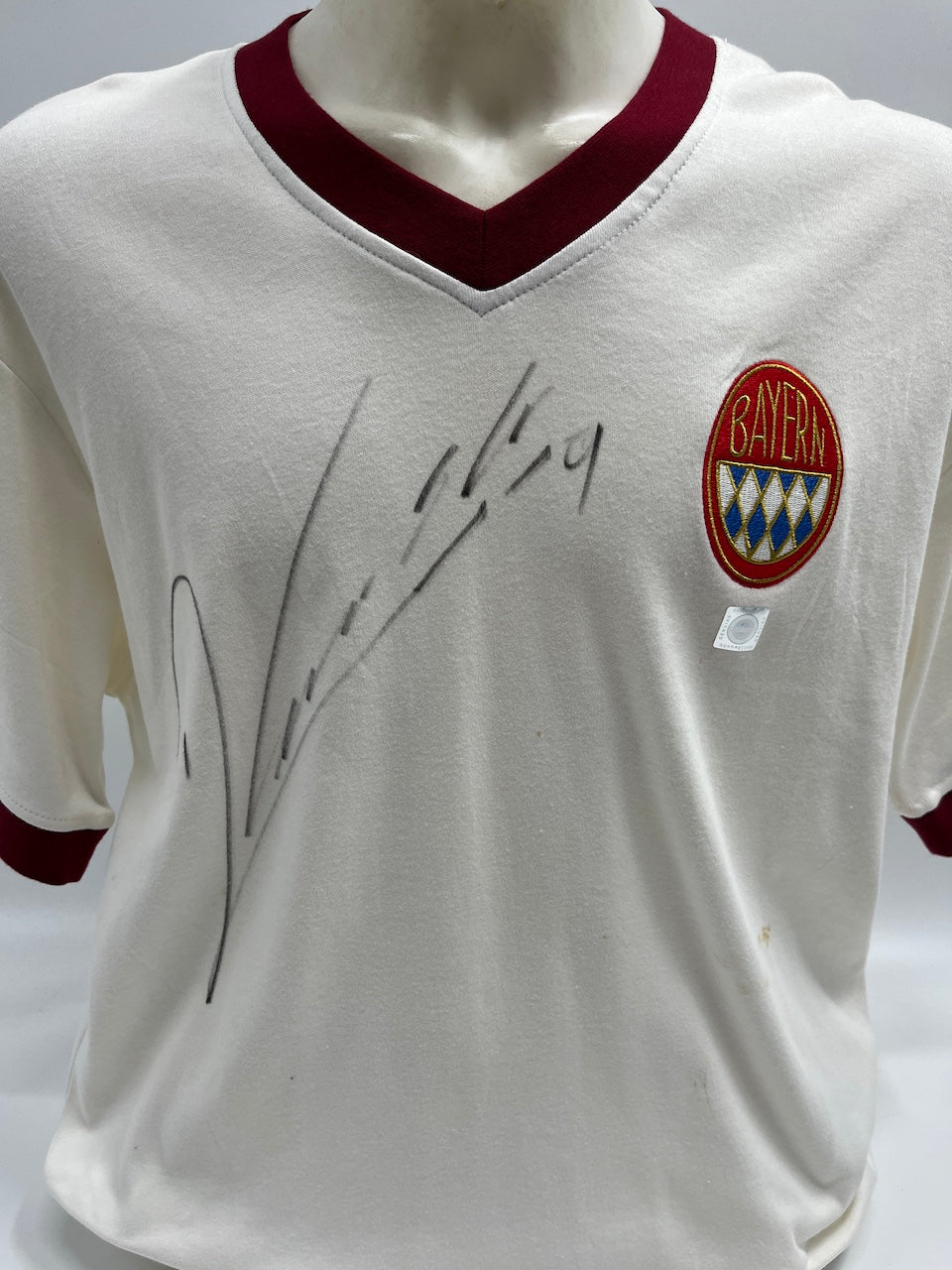 Bayern München T-Shirt Robert Lewandowski signiert Autogramme Bundesliga COA XXL