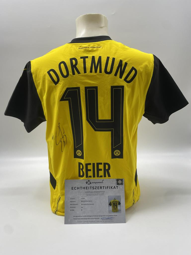 Camiseta auténtica del Borussia Dortmund firmada por Maximilian Beier, nueva camiseta BVB M Puma