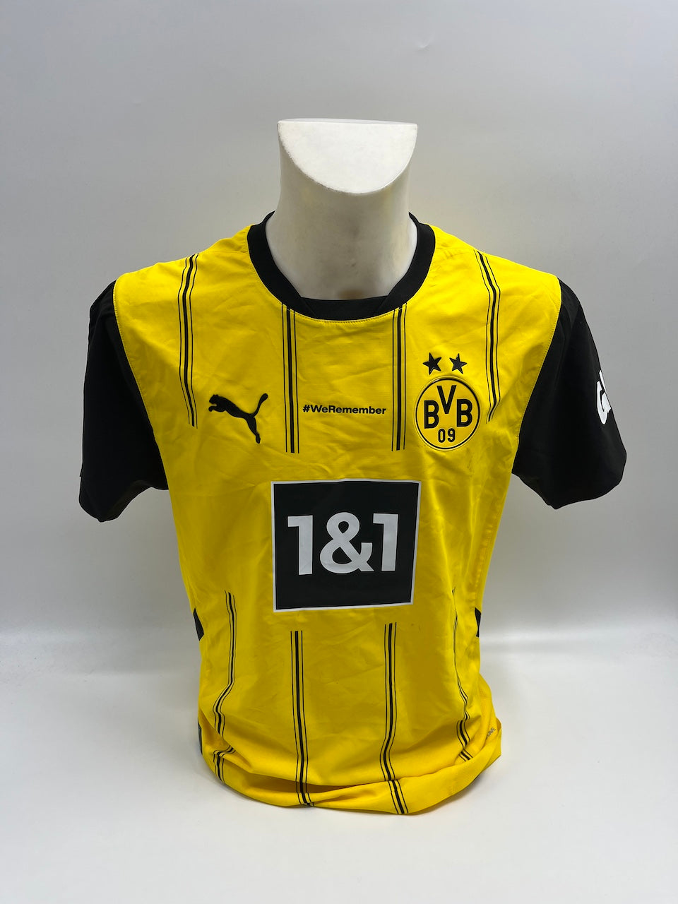 Matchworn Dortmund Trikot getragen und signiert von Jamie Gittens 25.01.2025