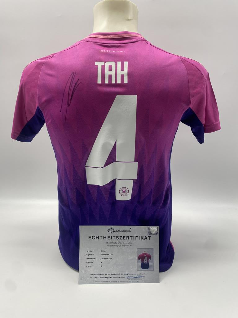 DFB jersey Jonathan Tah signed autograph Adidas COA S