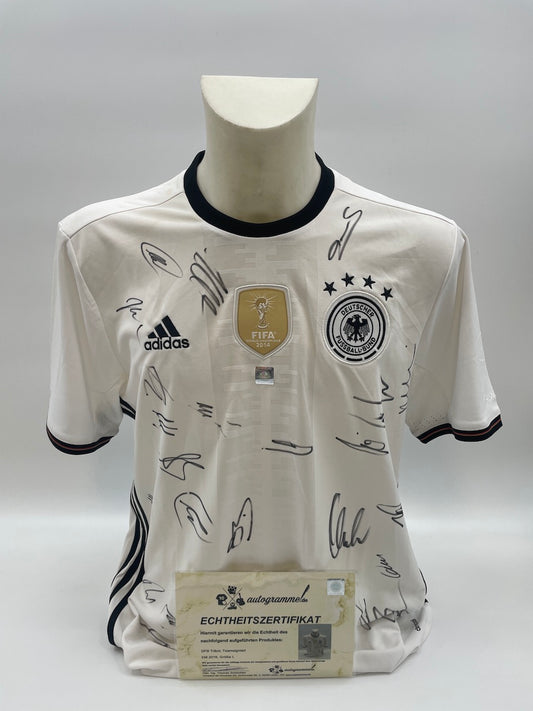 Deutschland Trikot EM 2016 Teamsigniert Autogramm Fußball DFB Adidas Neu COA L